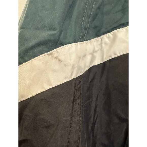 Vintage Nike Windbreaker Jacket Men XL Green Black White Zipper Casual Lightweig - Picture 10 of 12